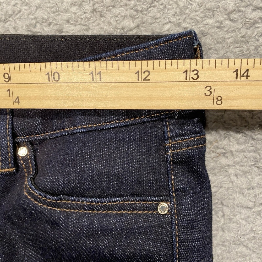 White House Black Market The Jegging Jeans Size 00 Blue Dark Wash Mid Rise Ankle - Picture 5 of 14